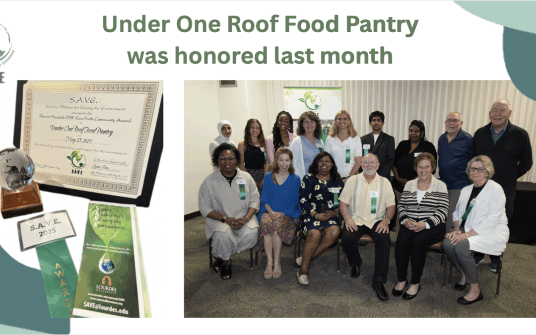 Good news for Under One Roof Food Pantry